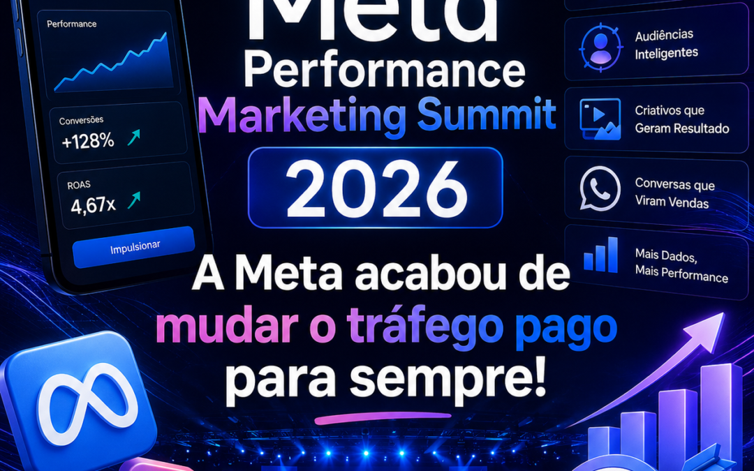 Meta Performance Marketing Summit 2026: A Meta acabou de mudar o tráfego pago para sempre
