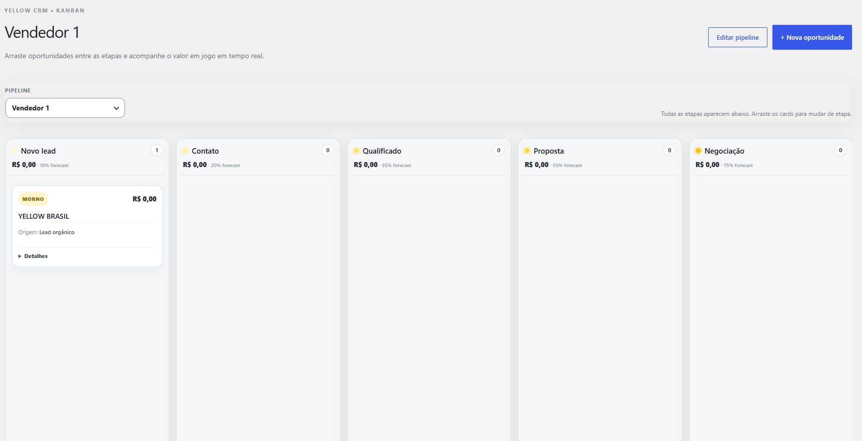 crm - Yellow Lead Conect Pluggin wordpress de formul&aacute;rio, CRM e atendimento com IA